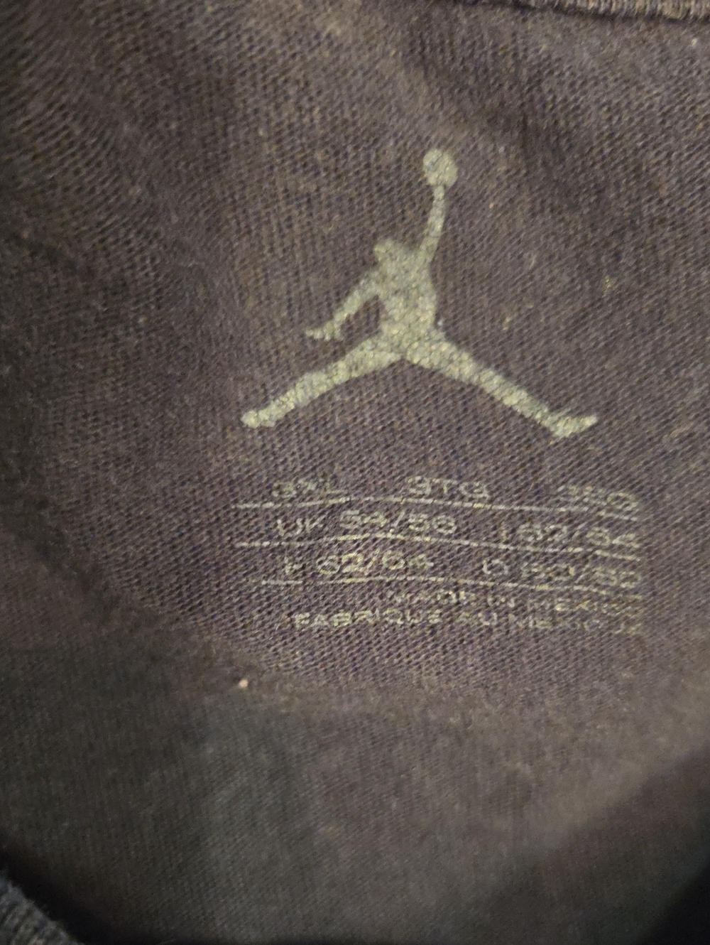 Air Jordan Michael Jordan Flu Game EARNED Black T Shirt Men’s XXXL - Picture 6 of 6